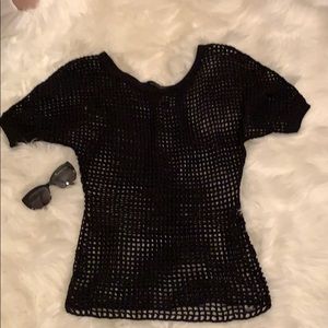 🖤Guess Open Knit Top